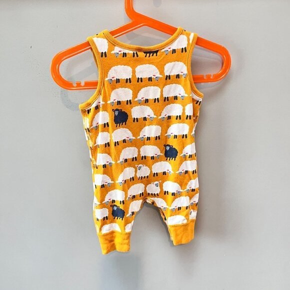 Hanna Andersson Sheep Romper- Size 0-3m - Picture 5 of 5